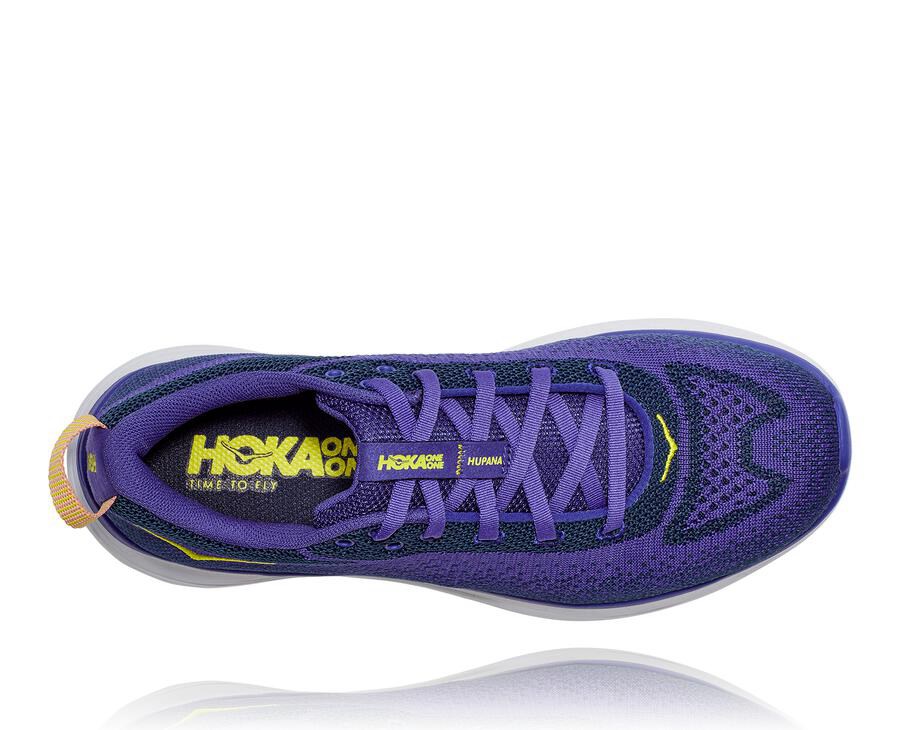 Hoka One One Koşu Ayakkabısı Kadın Mavi/Beyaz - Hupana Flow - XE6732940